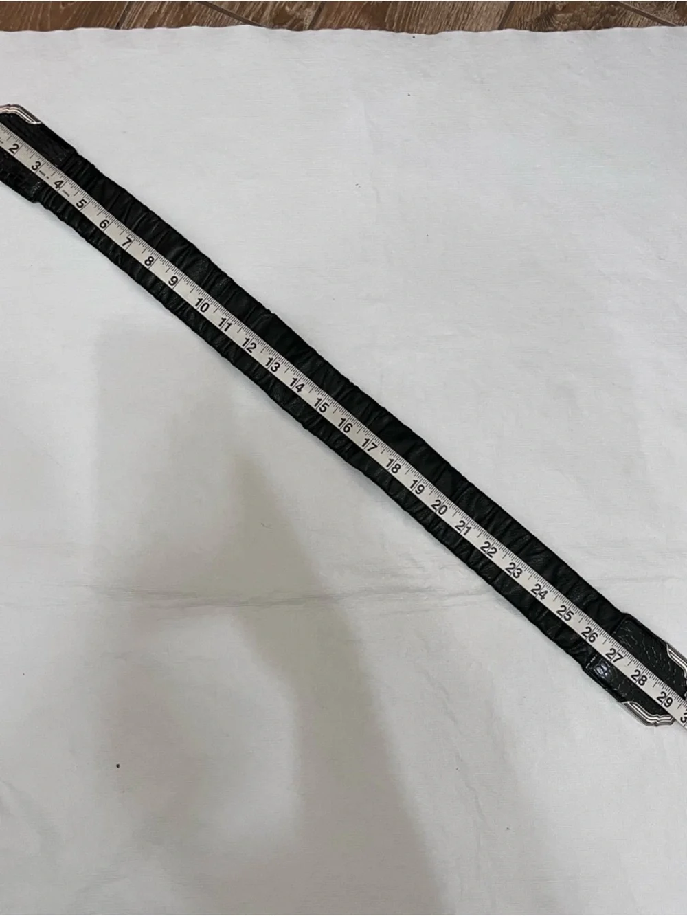 Brighton Stretchy Wide Black Belt